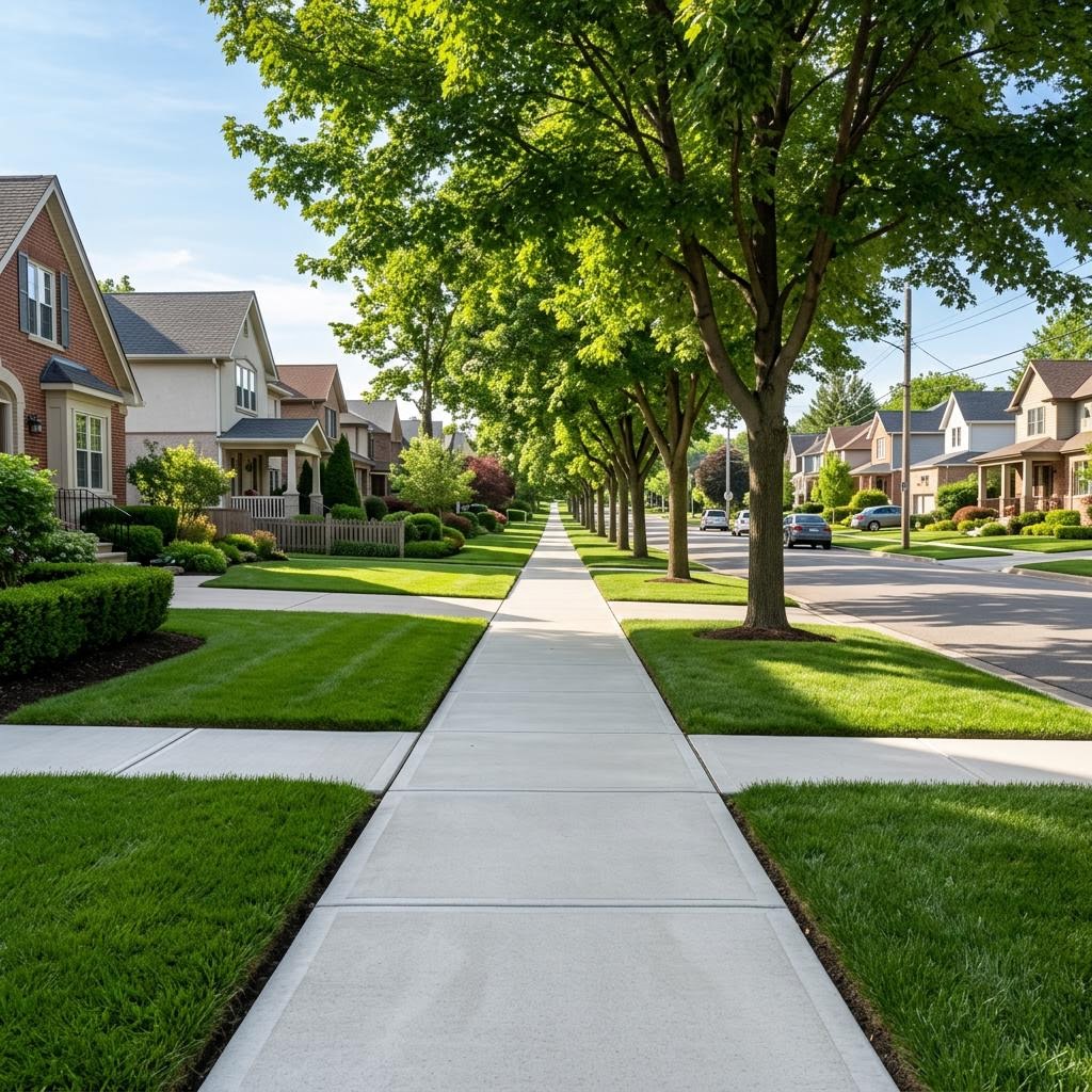 Sidewalk Pressure Washing